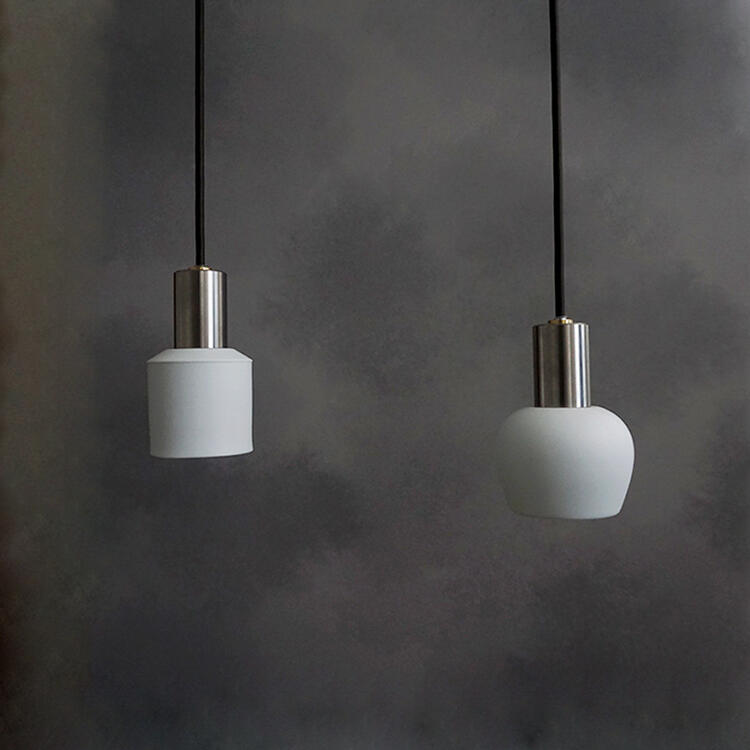 楽天市場】ペンダントライト【受注生産品】Ljus ステンレス白磁