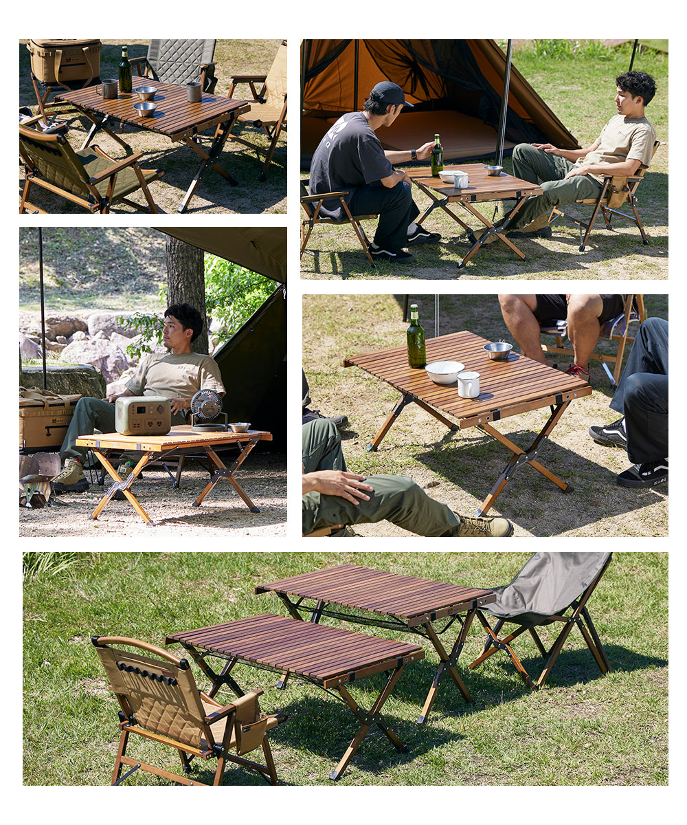 WAQ Folding Wood Table フォールディングウッドテーブル
