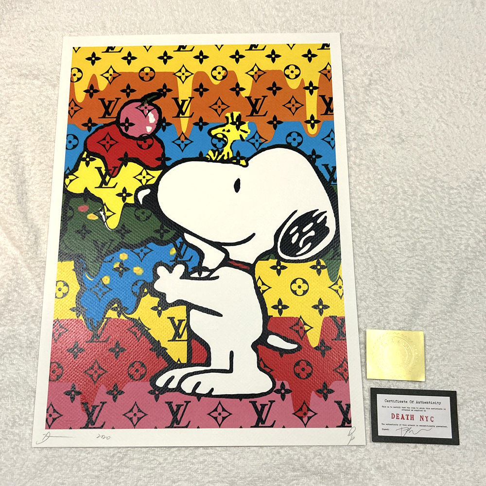 death nyc 世界限定100枚 スヌーピー PEANUT ゴッホ 星月夜 半額