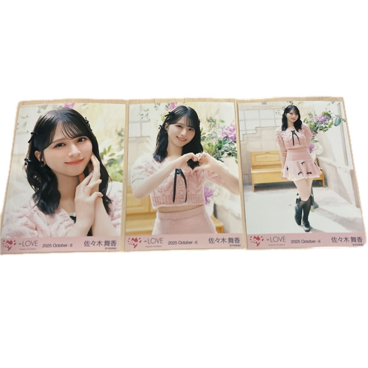 佐々木舞香ラブソングに襲われるMV衣装生写真直筆