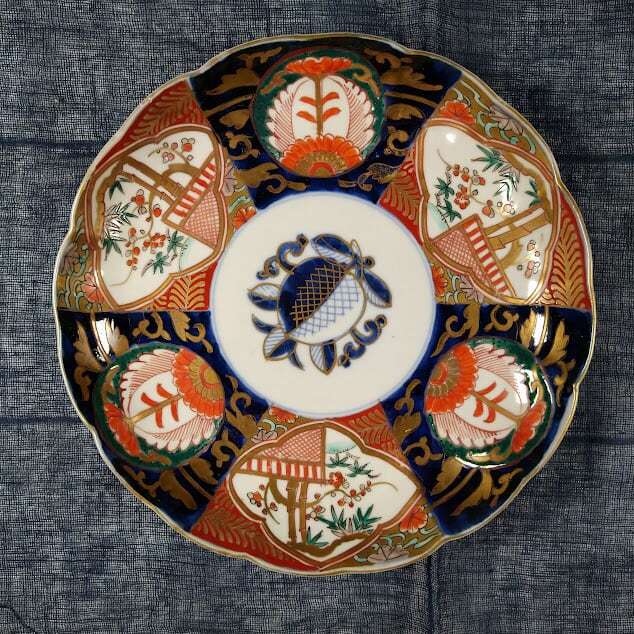 伊万里古伊万里大聖寺伊万里大鉢花鳥文金襴手色絵