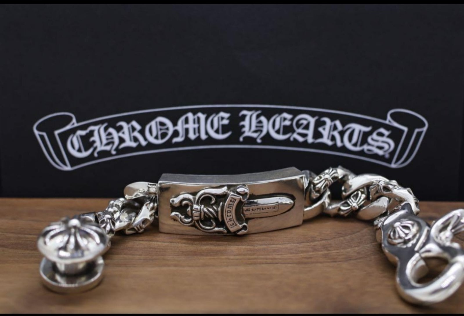 CHROME HEARTS クロムハーツ ダガー IDブレスレット ファンシー