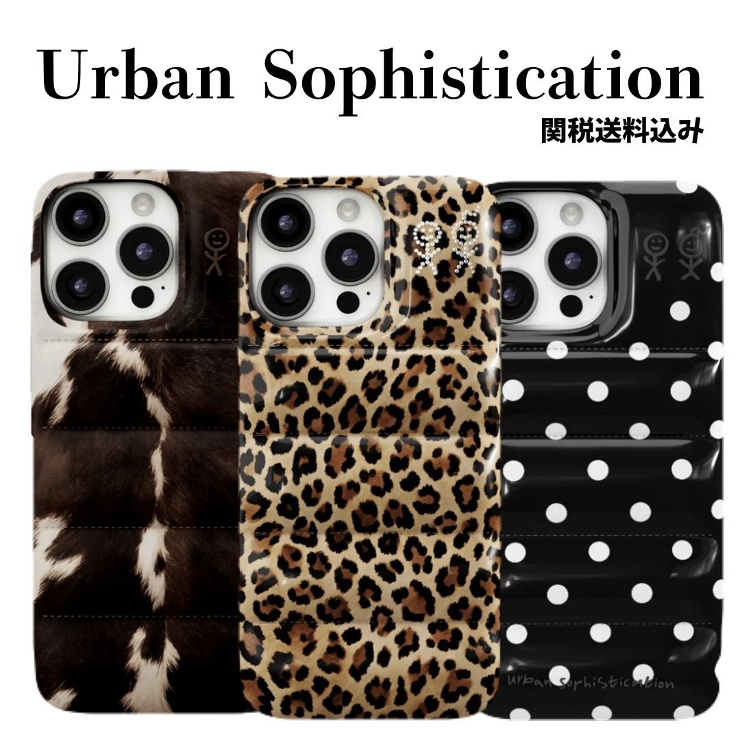 Urban Sophistication / iPhone15Pro ヒョウ柄 The Puffer Case