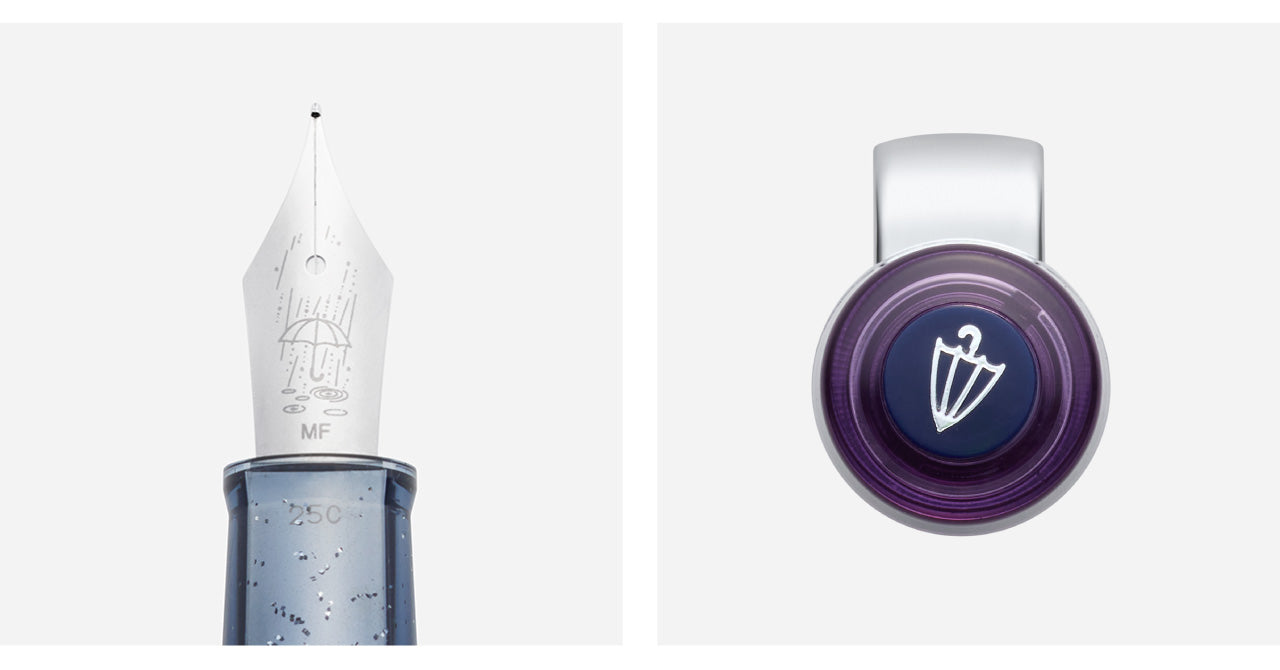 雨の日限定】レクル 万年筆 雨ふり・万年筆用インクコンバーター