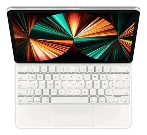 Teclado para tablet Magic Keyboard Apple cor Branco | Frete grátis