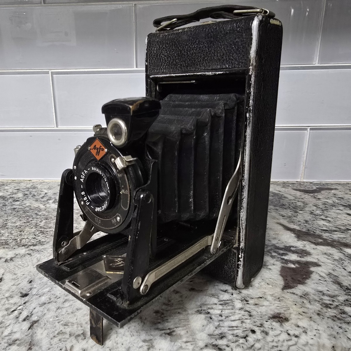 訳あり品】 Agfa BILLY- RECORD ANASTIGMAT-JGESTAR F8.8 蛇腹カメラ
