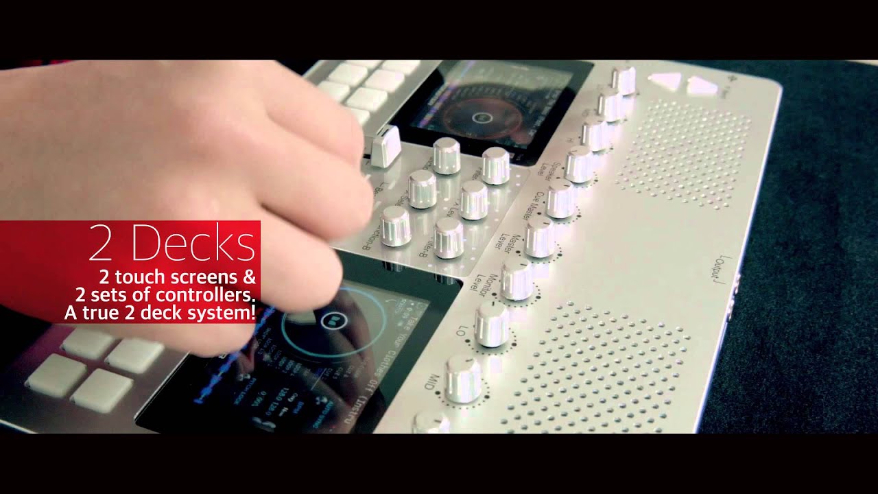 GO-DJ Plus DJコントローラー シルバー ミキサー ケース付 GO-DJ Plus