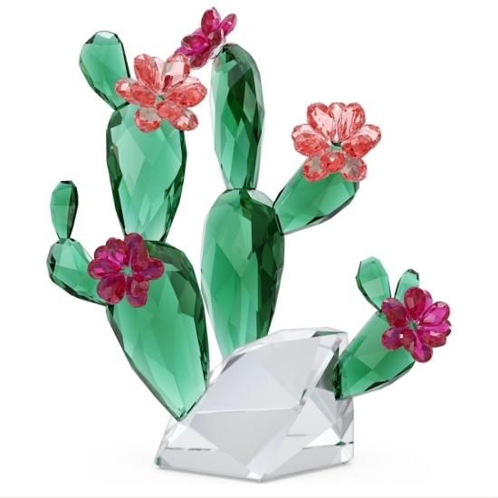 スワロフスキー Swarovski 花 Crystal Flowersサボテン デザートピンク