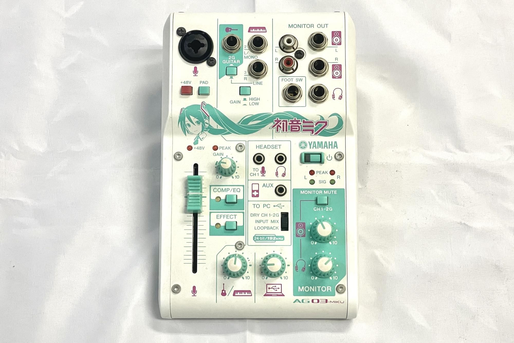 YAMAHA AG03 初音ミク MIKU オーディオインターフェース Amazon