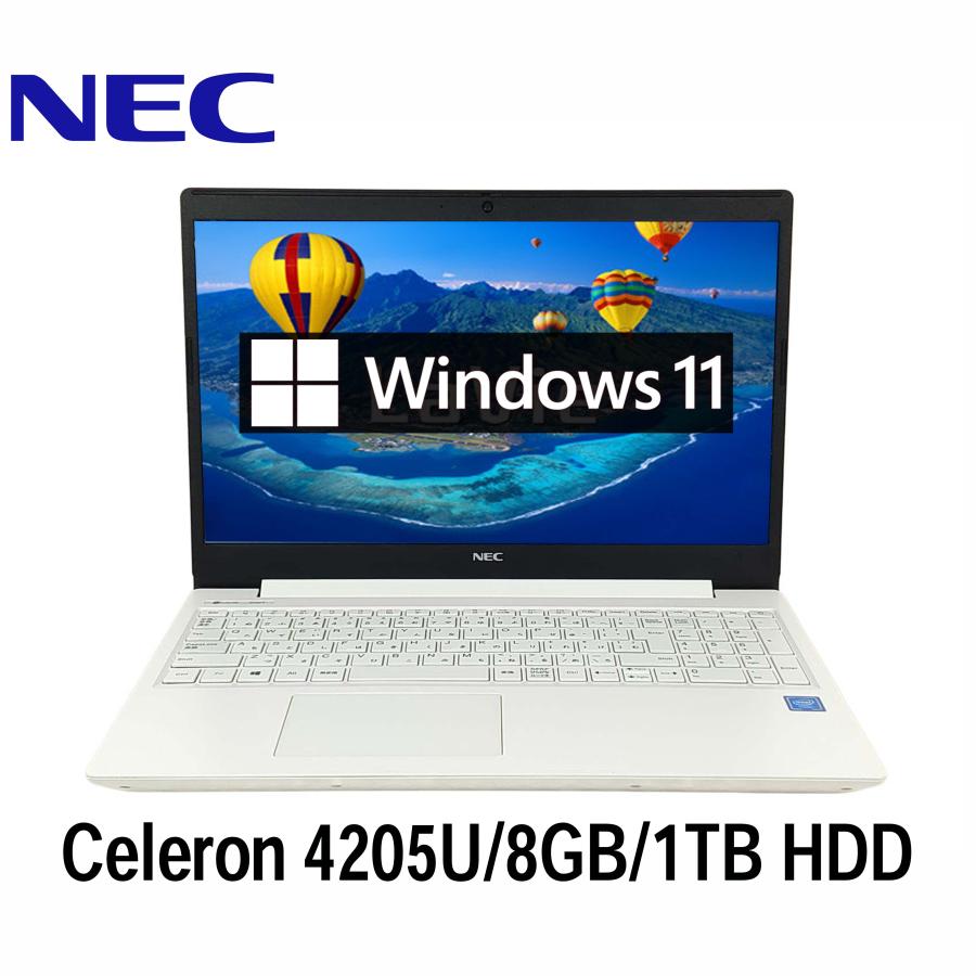 LaVie NEC LAVIE PC-SN18CJTDF 15.6型 Celeron 4205U/8GB/1TB HDD