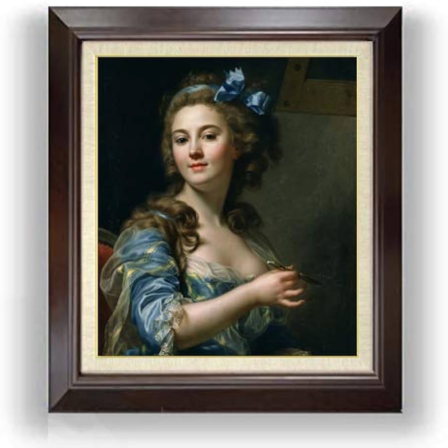 Amazon.co.jp: マリー=ガブリエル・カペ 自画像 F10 油絵直筆仕上げ