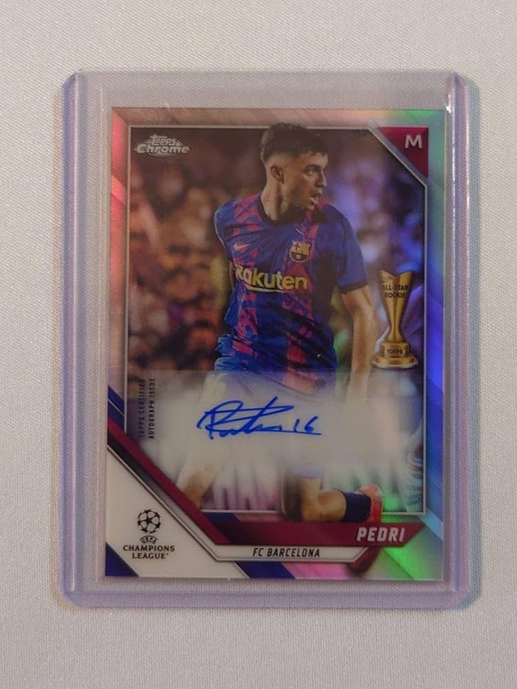 Amazon.co.jp: ペドリ FCバルセロナ 直筆サインカード auto Barcelona