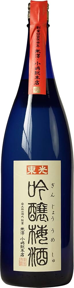 Amazon.co.jp: 東光 吟醸梅酒 1800ml 12度 [小嶋総本店 山形県 梅酒