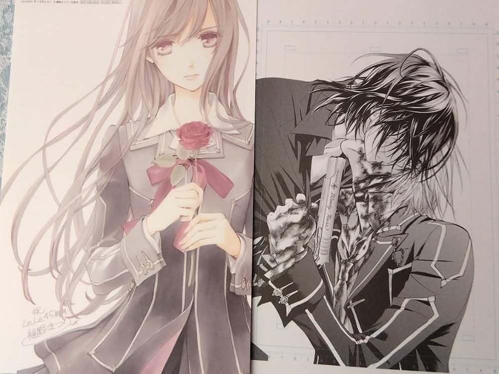 ヴァンパイア騎士 漫副ガチャ 高精細複製原画 キャラファイングラフ
