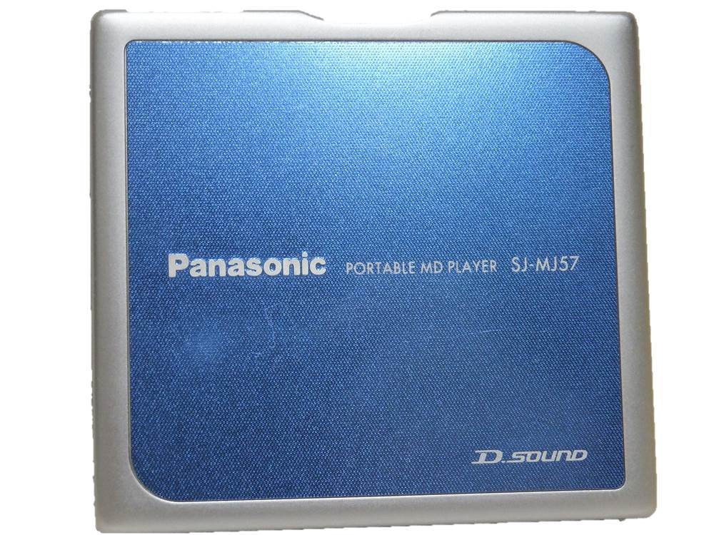 Panasonic MDプレイヤー SJ-MJ59-A ブルー Panasonic MDプレイヤー SJ