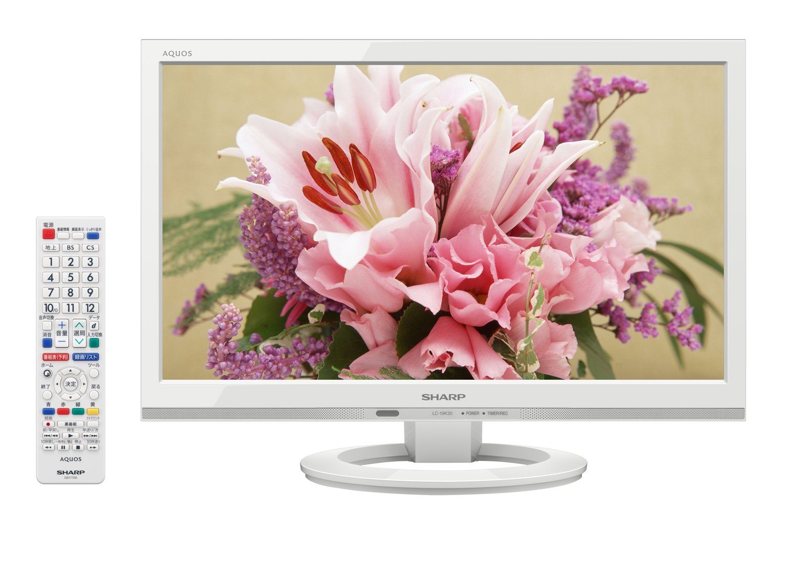 SHARP AQUOS TV シャープ 液晶テレビ ホワイトLC-19P5 SHARP AQUOS P