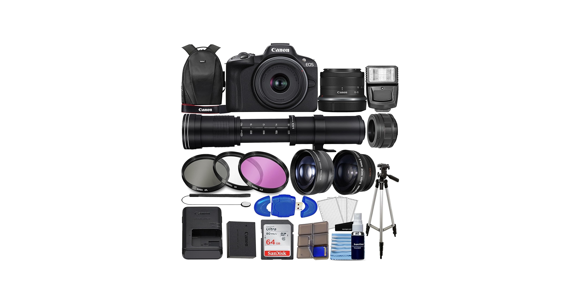 Amazon.com : Canon EOS R50 Mirrorless Digital Camera Body Black