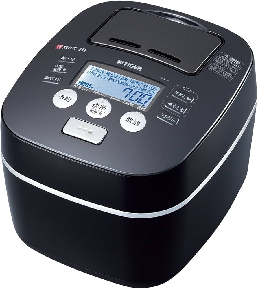 Amazon | タイガー 炊飯器 土鍋圧力IH 「炊きたて」 5.5合 ブラック