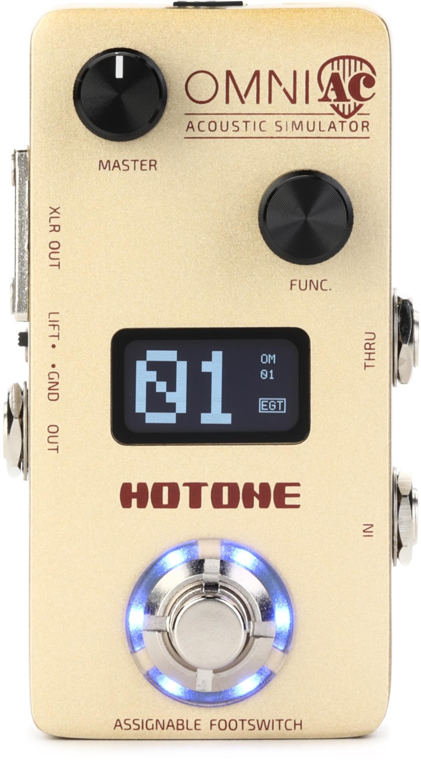 Hotone Omni AC Acoustic Simulator Pedal | Sweetwater