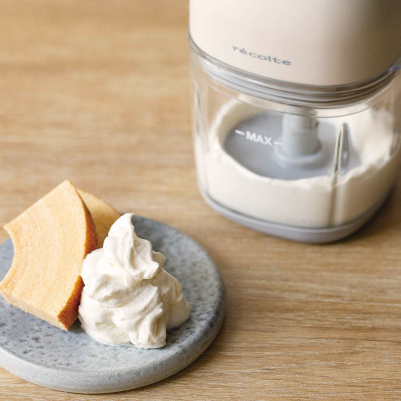 recolte（レコルト）コードレスカプセルカッターボンヌ クリーム