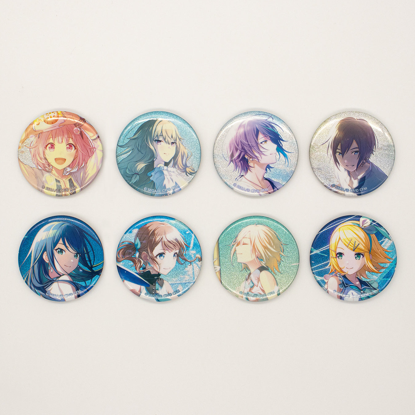 プロセカ 初音ミク グリッター缶バッジ 予約商品】【再販】グリッター
