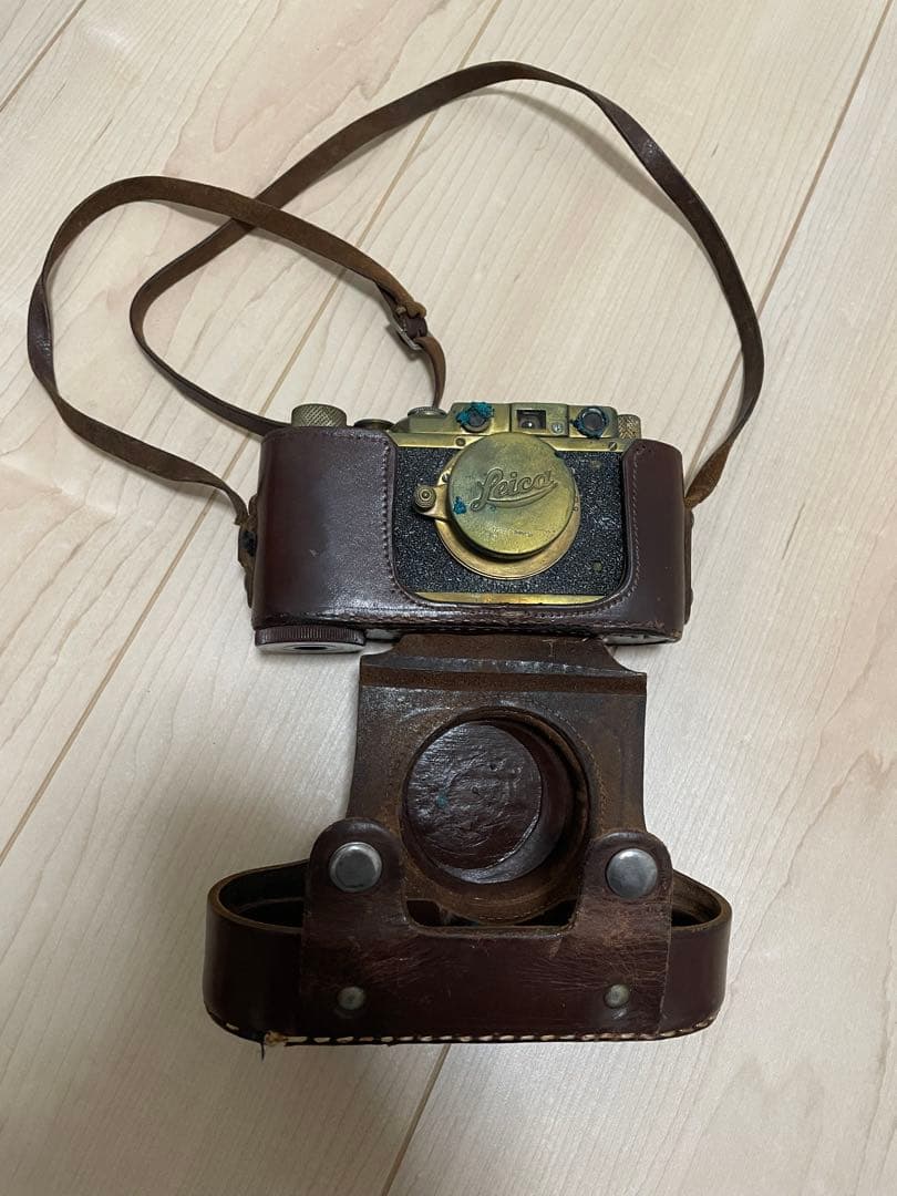 じ*た様 コピーライカ 真鍮 ロシア製？ + Elmar 50mm/F3.5 レ FED 