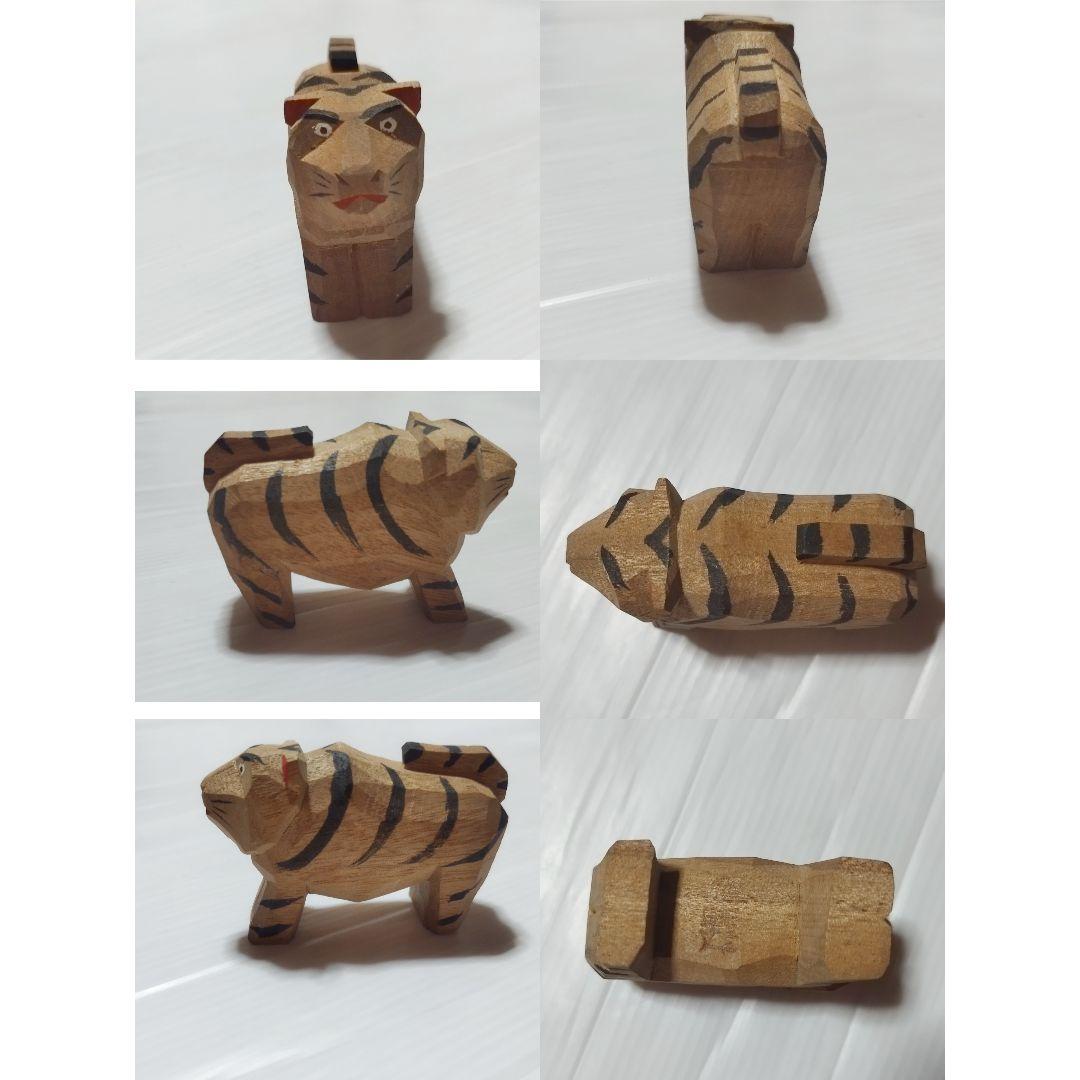 大林杜寿園 奈良一刀彫 干支 十二支セット 小サイズ ※現行品ではご