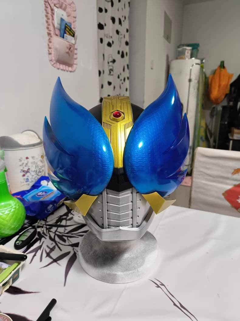 仮面ライダー電王 聖翼フォーム 1/1 大人着用マスク 特撮コスプレ 高精密再現 仮面ライダー電王 聖翼フォーム 1/1 大人着用マスク 特撮コスプレ 高