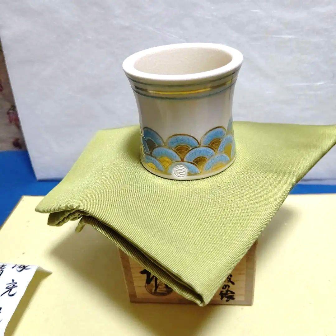 茶道具、蓋置、仁清写青海波、手塚充作、はな6番 茶道具 皆具 仁清写 雪月花 加藤広明作 水指 桜柄 杓立 月 建水 蓋置
