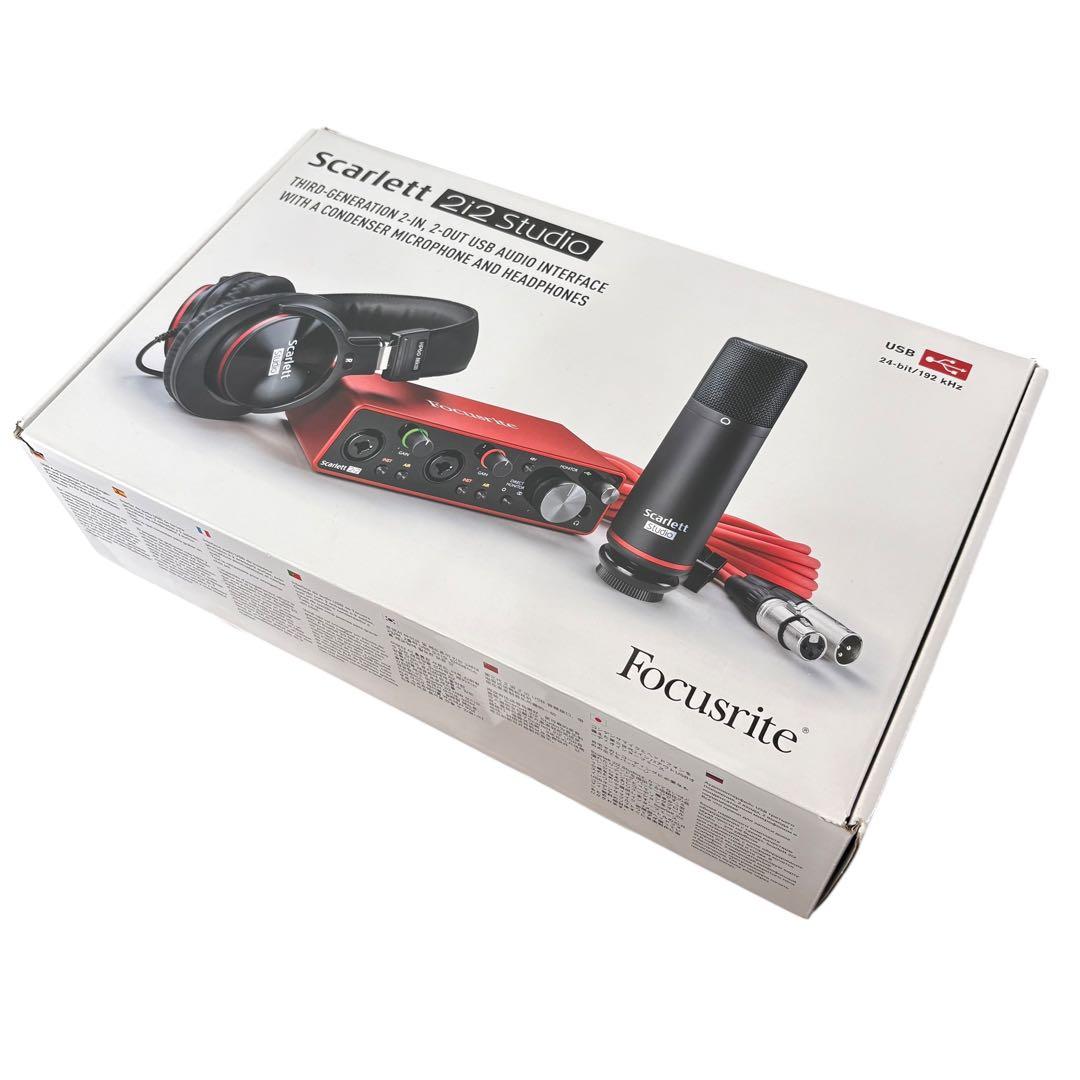 DTM・DAW Focusrite Scarlett 2i2 Studio 3rd Gen Amazon | Focusrite フォーカスライト オーディオインターフェイス DTM