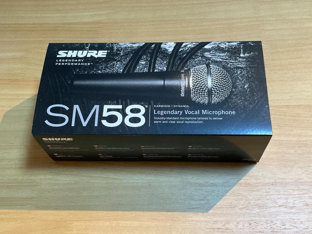【未使用新品】　SHURE　SM58-LCE　ダイナミックマイク SHURE SM58-LCE ダイナミックマイクロホン シュア SM58LCE【国内正規品