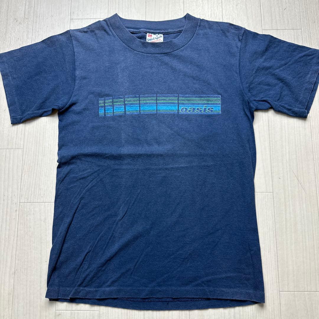 oasis ヴィンテージTシャツS USA製ネイビー 9/16 In Store Today Online 21:00- . #oasis . 日本一高く90年代から