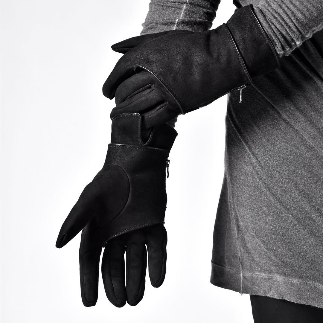 The Viridi-anne ビリジアン レザーグローブ 手袋 ヌバック THE VIRIDI-ANNE （ザ ヴィリディアン）TVA 24AW × × D.HYGEN LEATHER