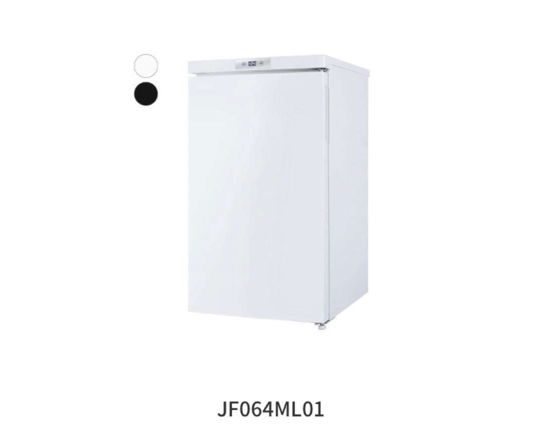 冷凍庫　64L マクスゼン　MAXZEN JF064ML01 2022年製 MAXZEN マクスゼン JF064ML01GM ガンメタリック [冷凍庫 (64L・右開き