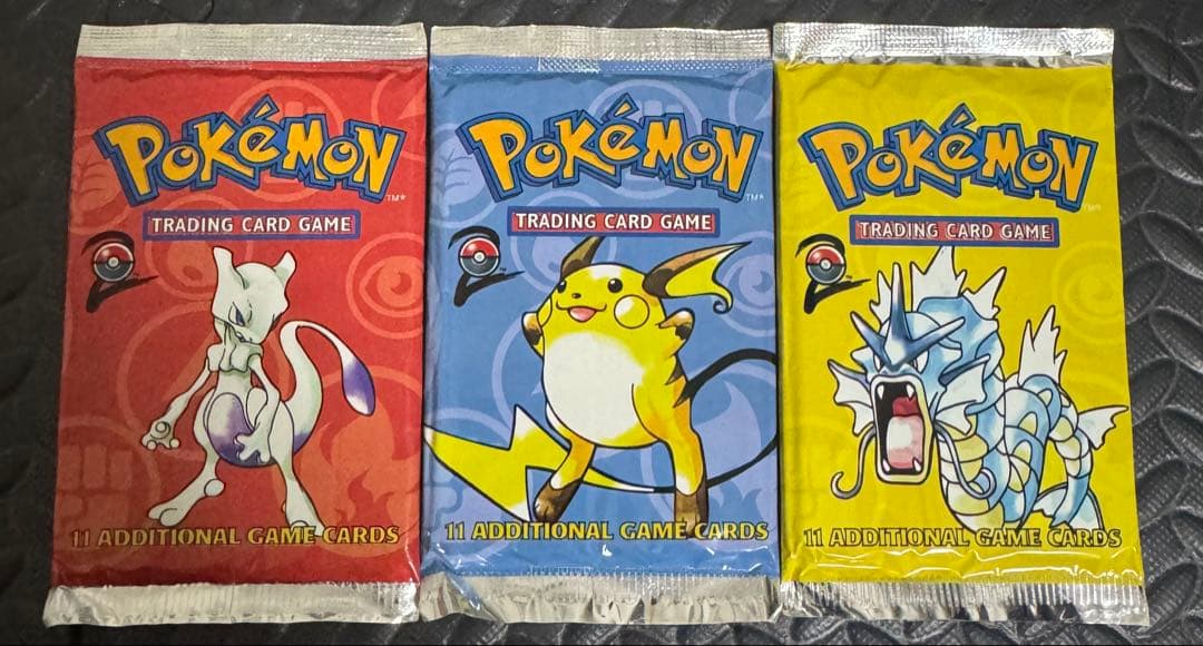 ポケモンカード　base set2 未開封　ミュウツー　ライチュウ　ギャラドス ポケモンカード base set2 未開封 ミュウツー ライチュウ ギャラドス