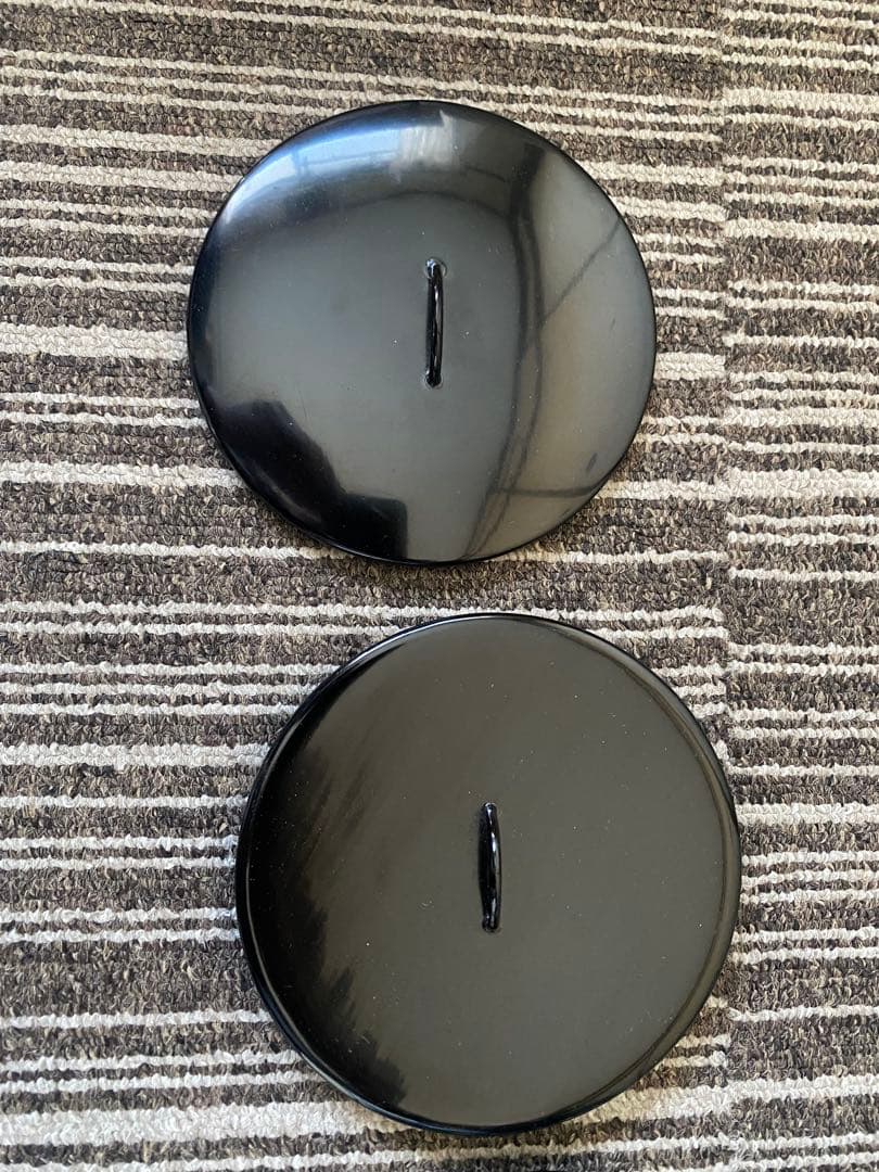 茶道具 塗蓋 黒塗 漆器 水指 替蓋 一文字　まとめ　4点　木製　未使用