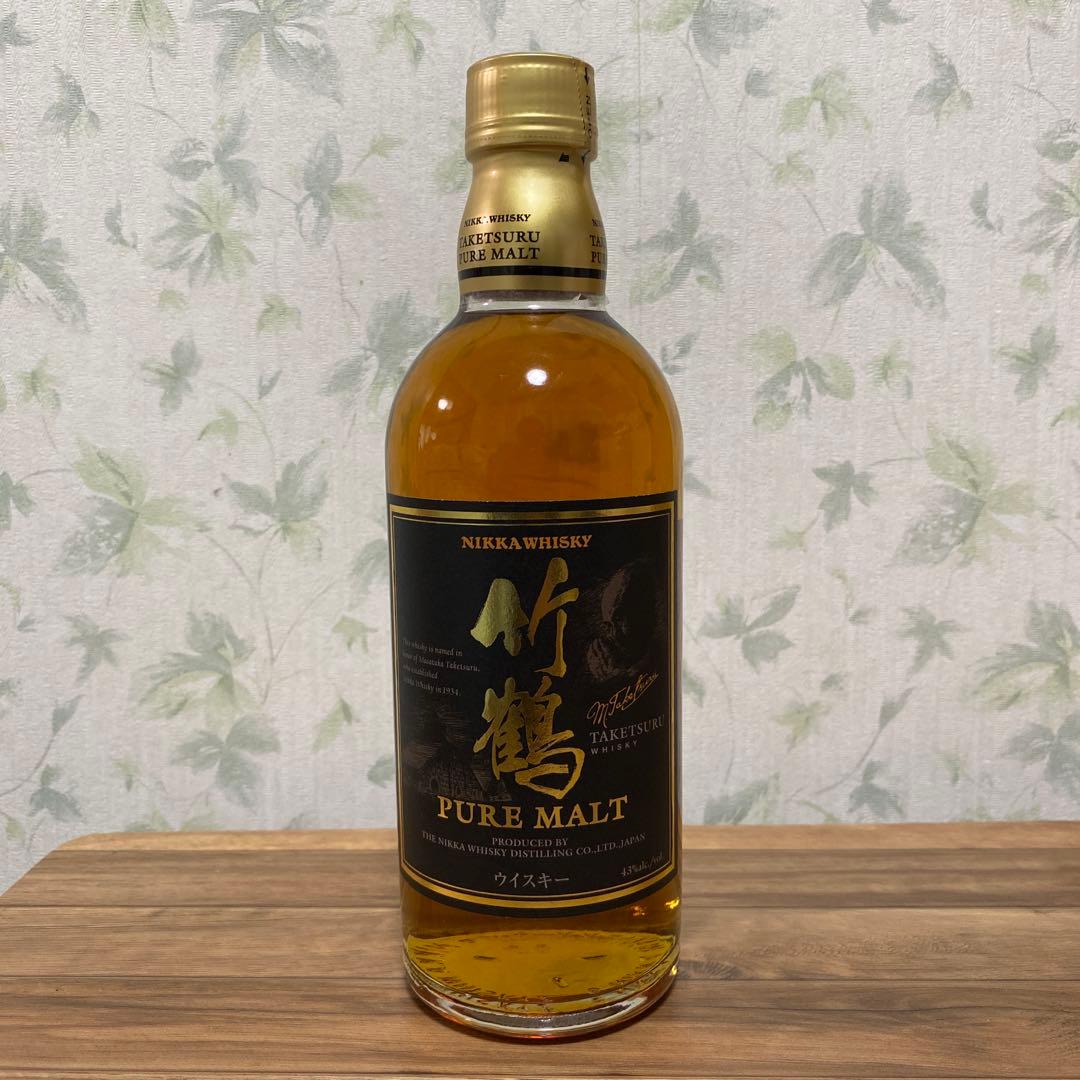 NIKKA 竹鶴 ピュアモルト 黒ラベル 500ml 43%　※終売旧ラベル美品 楽天市場】【500mlサイズ】竹鶴NV 黒ラベル ピュアモルト 43度 500ml