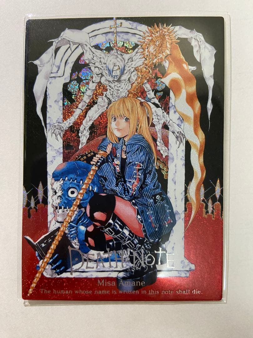 デスノート　スペシャルレアカード　夜神月　L エル　弥 海砂　リューク　レム