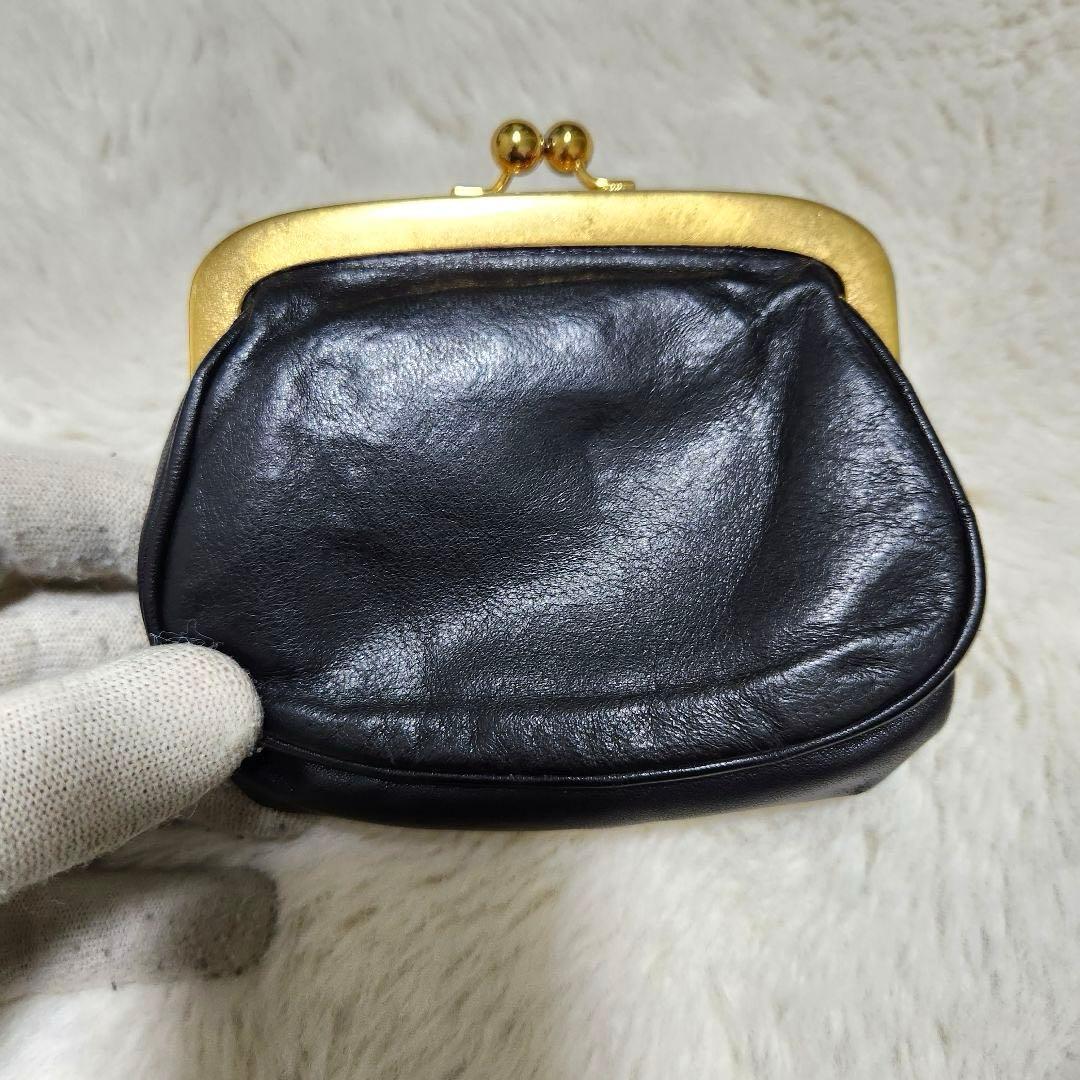 ✨希少✨プラダ　ケース　がま口　小銭入れ　三角ロゴ　ミニポーチ