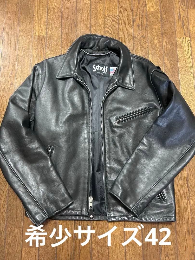 Schott ショット　652TB レザージャケット Schott/ショット 別注 セミダブル ライダース ジャケット/レザー