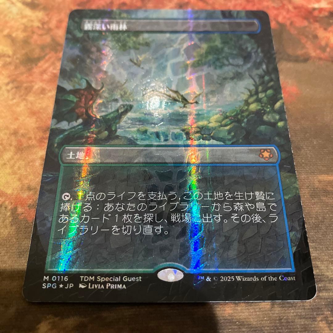 霧深い雨林　ドラゴンスケイル　ホイルfoil Misty Rainforest 霧深い雨林 ドラゴンスケイル Foil ドラゴンスケイル