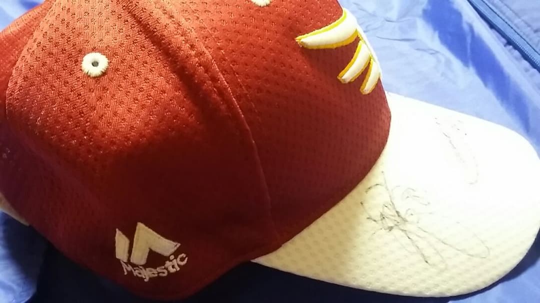 【キャンプお土産に、非売品】楽天・銀次＆ウィーラー＆今江敏晃直筆サイン