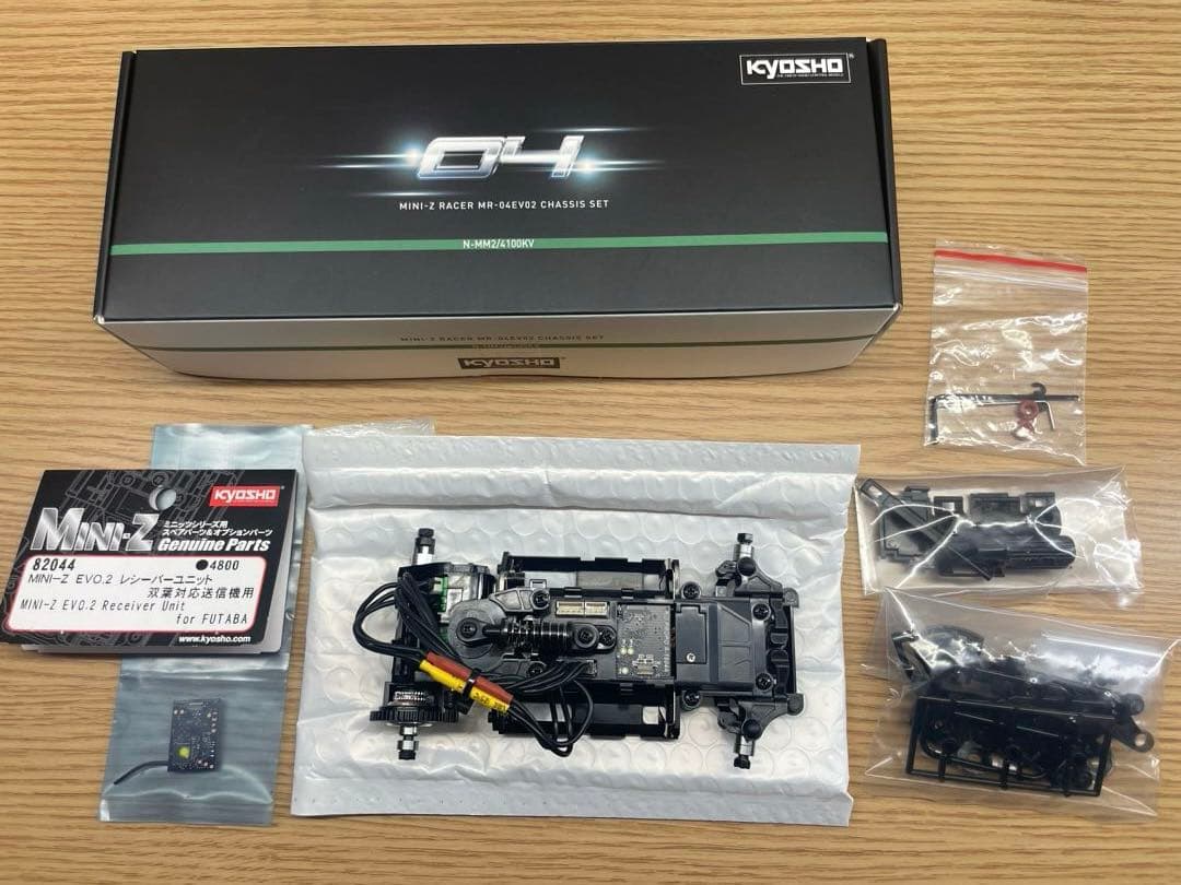 ミニッツ mr-04 EVO2 N-MM2/4100KV 開封のみレシーバー付き ミニッツ mr-04 EVO2 N-MM2/4100KV 開封のみレシーバー付き MINI-Z