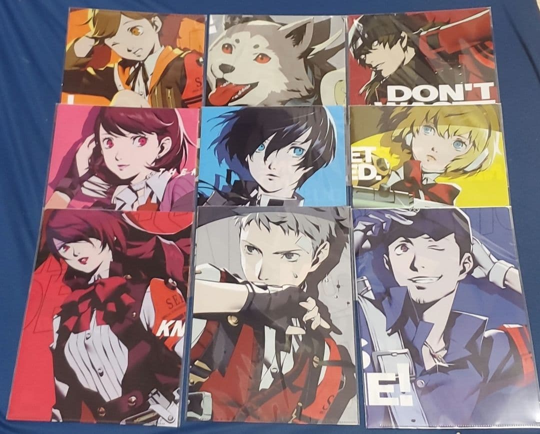 ペルソナ3 リロード クリアファイル 全種類セット コンプリート ペルソナ3 リロード クリアファイル 4枚セット 主人公 PERSONA3 P3R