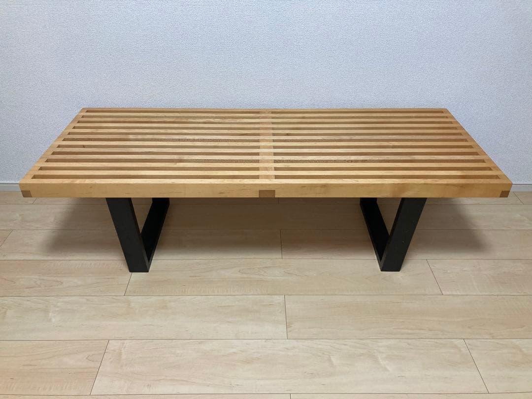 【まいむー様】ネルソンベンチ　リプロダクト George Nelson（ジョージ・ネルソン） ネルソンベンチ 幅152cm による