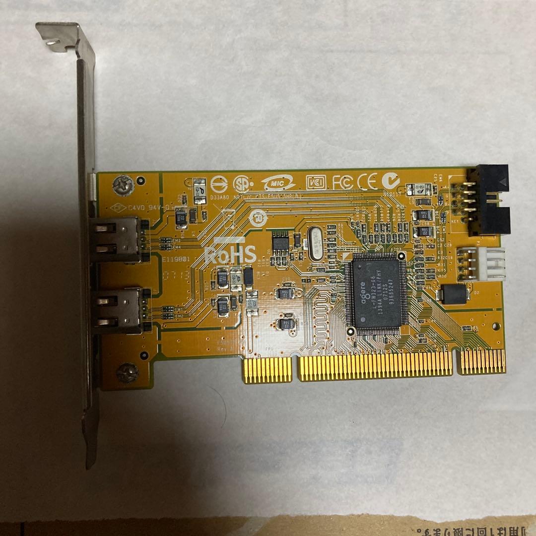 IEEE1394 増設カード PCIスロット E119801 IEEE1394 増設カード PCIスロット E119801