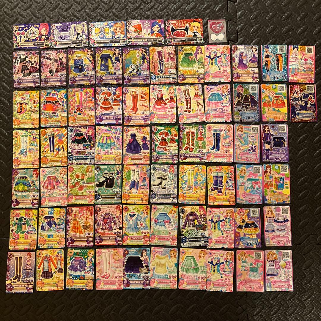 ぶ*！様 アイカツ　コーデカードまとめ売り アイカツ プレミアムレアカード 排出版49コーデ まとめ売り 美品