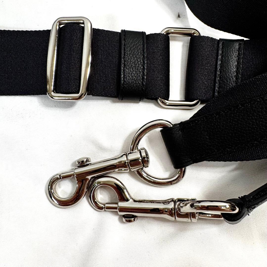 美品 コーチ バッグ メトロポリタン ハンド ショルダー ビジネス レザー 黒