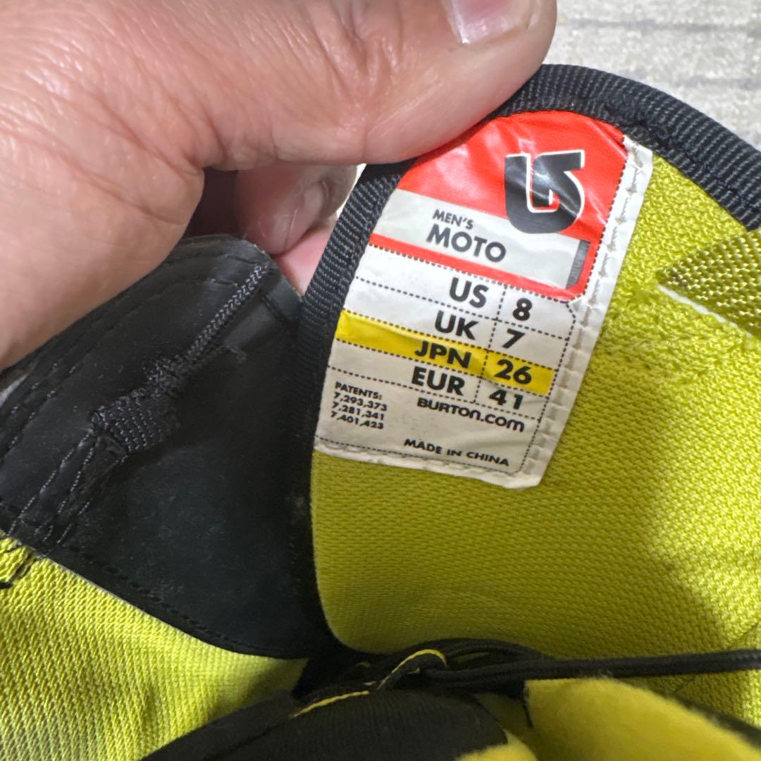 Burton スノーボードブーツ ブラック/イエロー